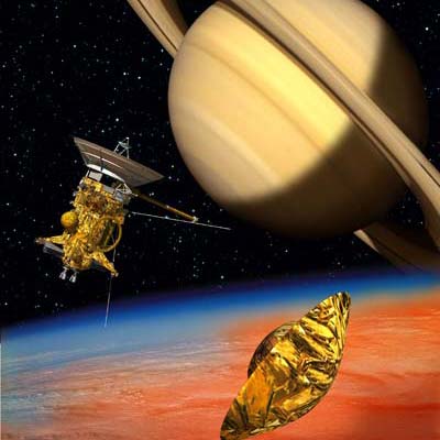 Cassini und Huygens am Saturn