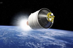 Oberstufe der Ariane 6 im Orbit