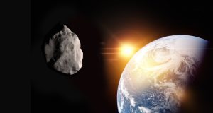 Asteroid und Erde