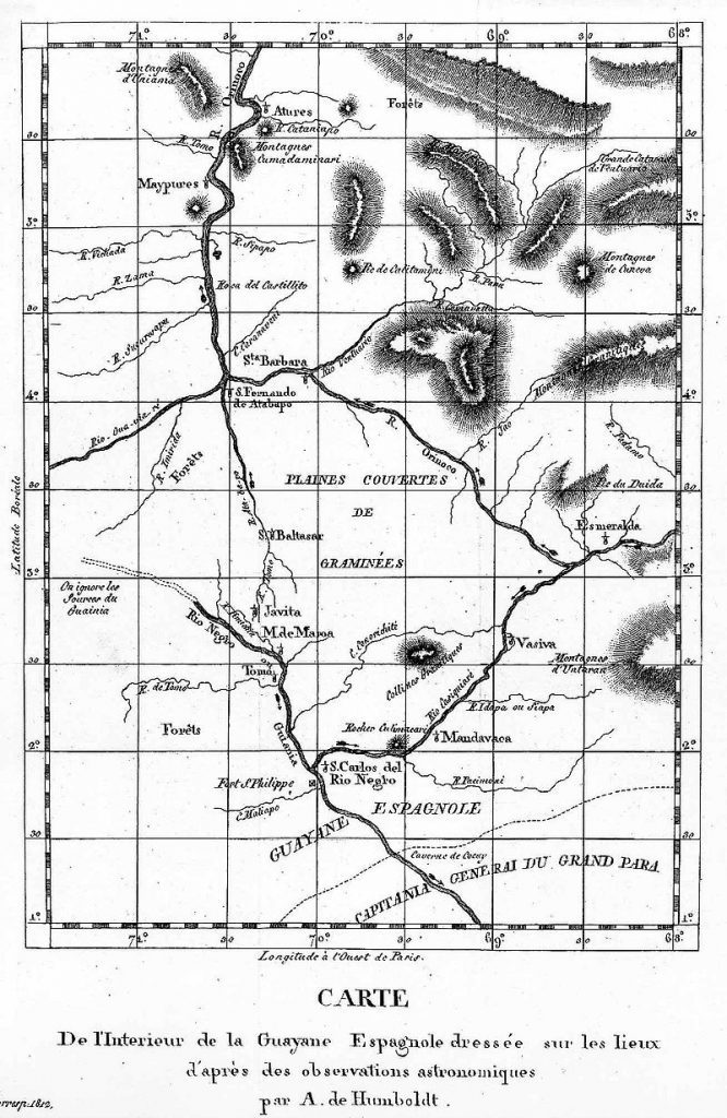 humboldt_orinoko_karte - scinexx | Das Wissensmagazin