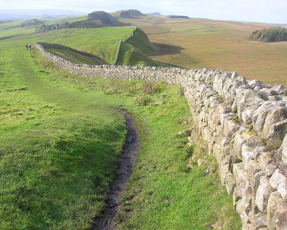 Überreste des Hadrianswalls