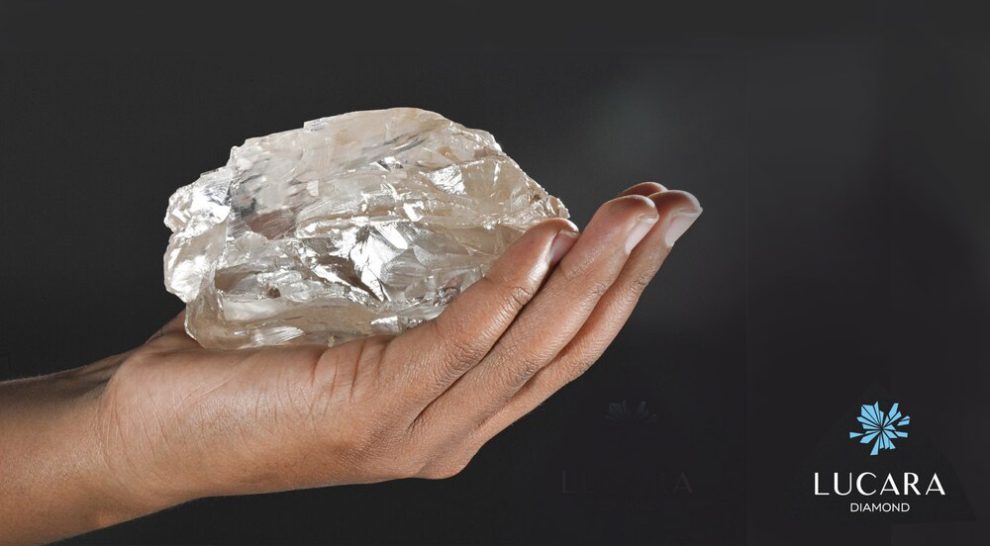 Rohdiamant aus Botswana