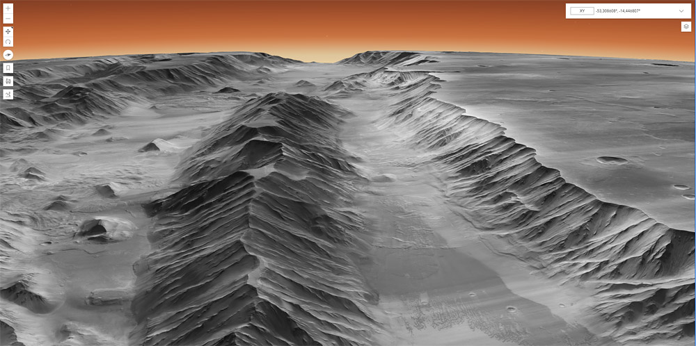 First high-resolution interactive map of Mars - CTX mosaic shows 