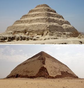 Djoser- und Knickpyramide