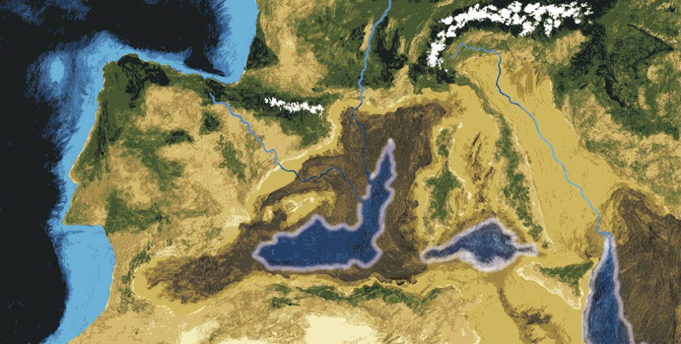 ausgetrocknetes MIttelmeer